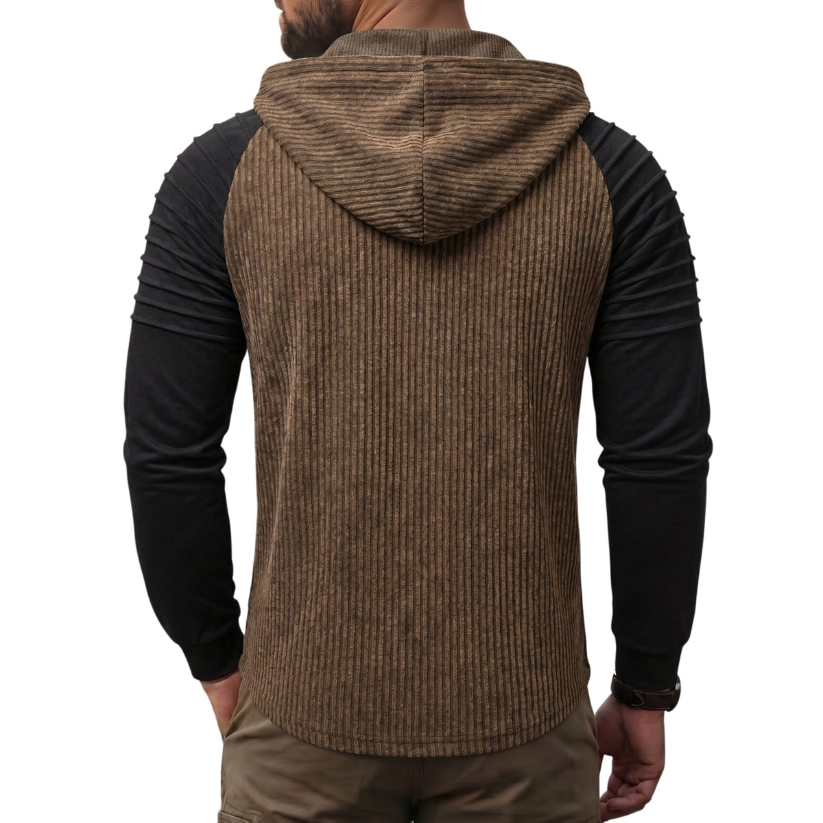 Long Sleeve Drawstring Hood
