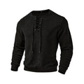Coastal Luxe Lace-Up Pullover