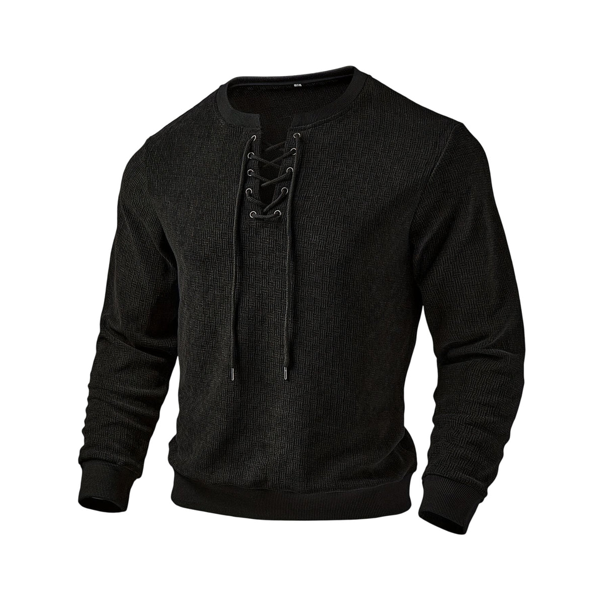 Coastal Luxe Lace-Up Pullover